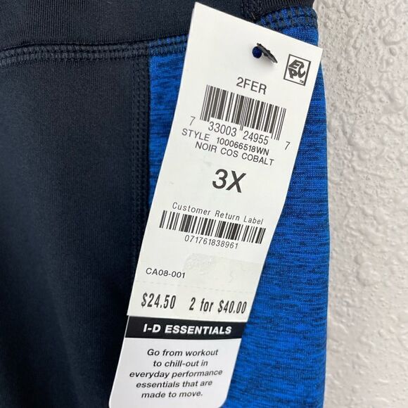 NWT Ideology Athletic Cropped Leggings Size 3X - Picture 4 of 6